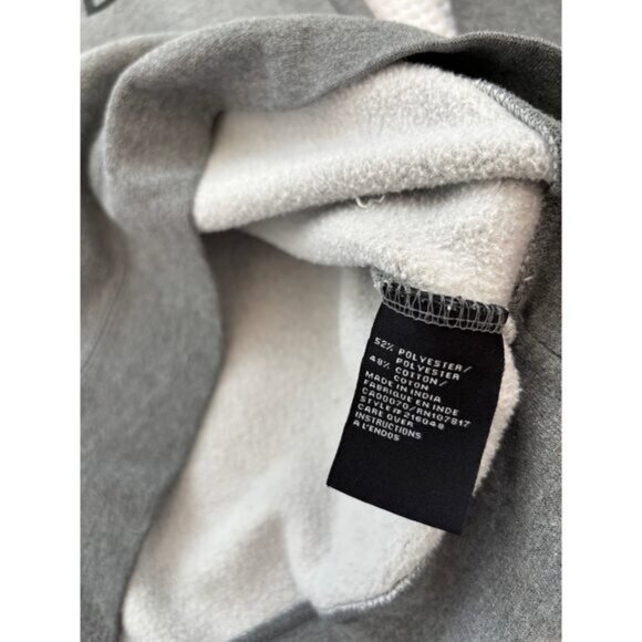 Brunette the Label Blonde Grey Black Crewneck  S M - Picture 4 of 6